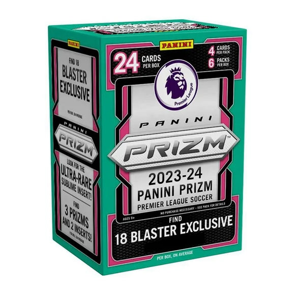 2023-24 Panini Prizm Premier League EPL Soccer Hobby Blaster Box