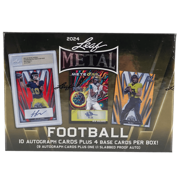 2024 Leaf Metal Football Hobby Jumbo Box Collector's Avenue