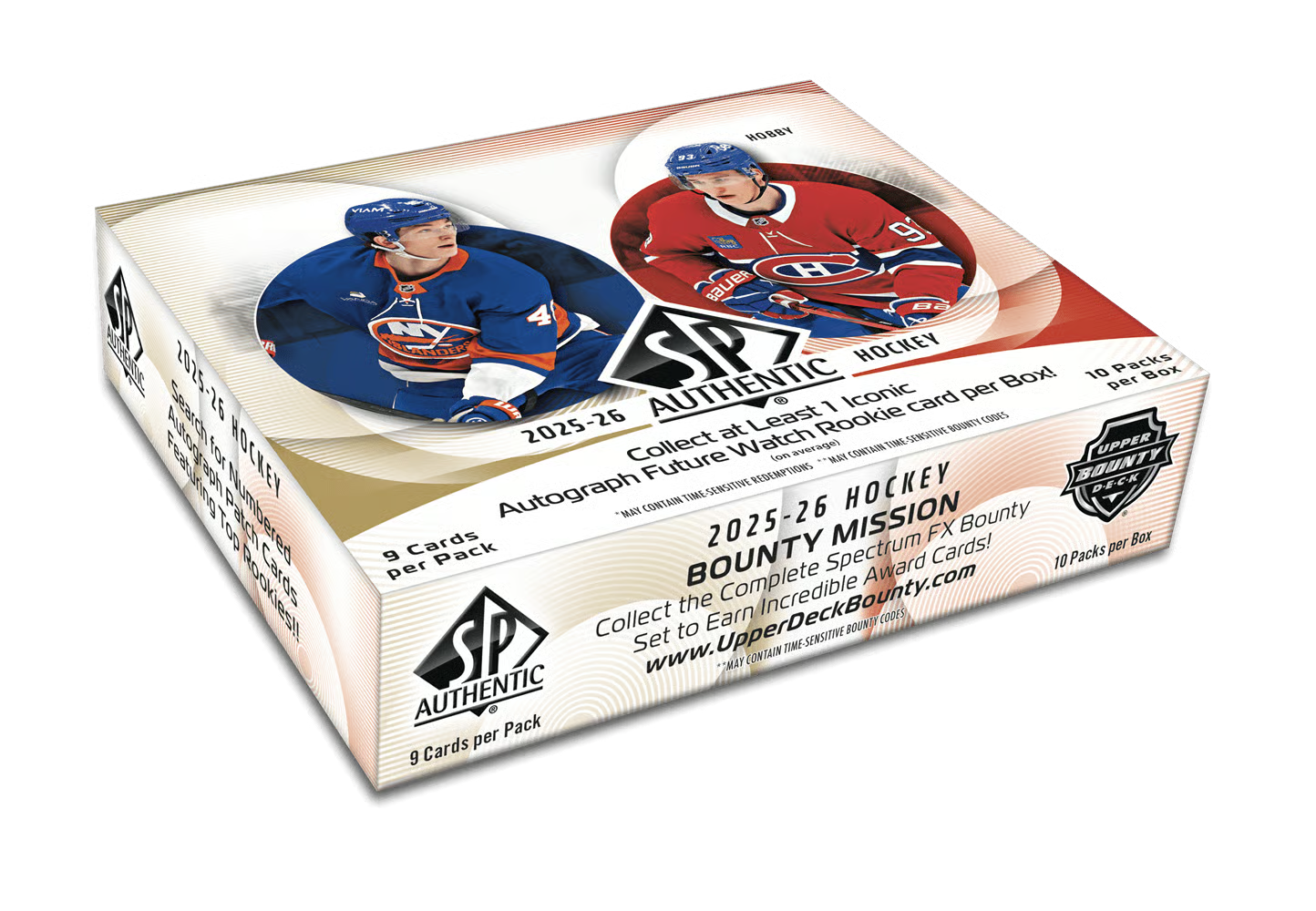 2025-26 Upper Deck SP Authentic Hockey Hobby Box – Collector's Avenue