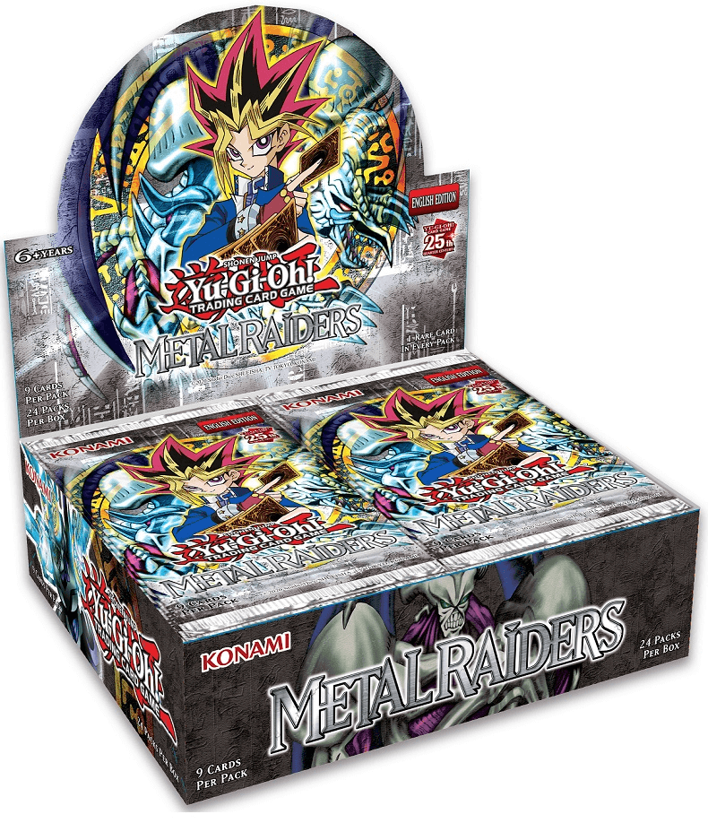 lob booster box 25th anniversary Yu-Gi-Oh! Metal Raiders – Collector's Avenue Stand Quantity:10 Printable Birthday Invitation 82 Common cards One Piece Card Game