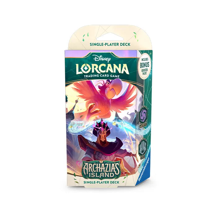 Disney Lorcana Archazia's Island Starter Deck Amethyst & Steel –  Collector's Avenue