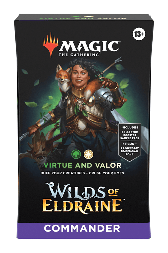 Mtg Magic The Gathering Wilds of Eldraine Commander Deck - Virtue and Valor