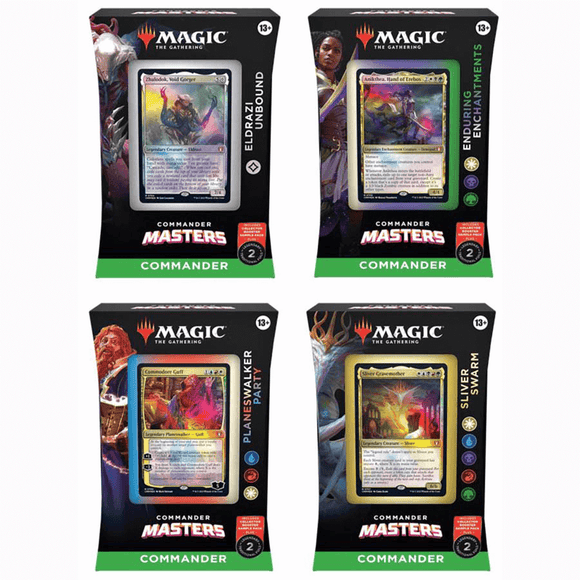 MTG Magic The Gathering Commander Masters Commander Deck (Set Of 4)