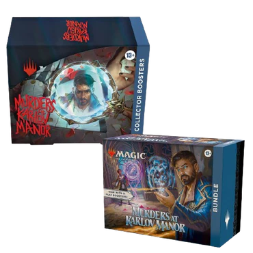 MTG Magic The Gathering Murders at Karlov Manor Combo #2 (Collector Booster Box + Bundle)