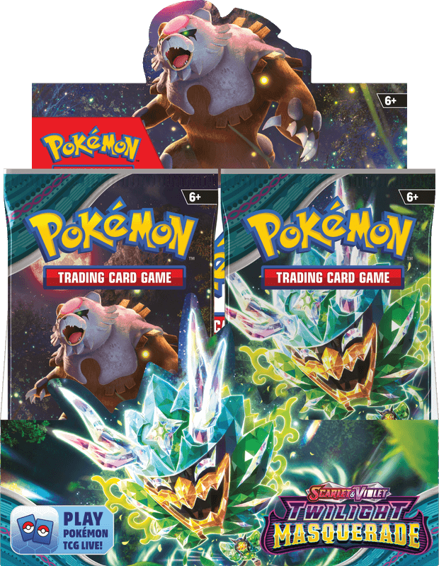Pokemon Scarlet and Violet Twilight Masquerade Booster Box – Collector's  Avenue