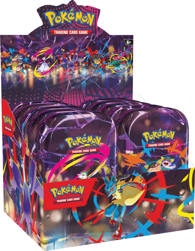 Pokemon TCG Mega Heroes Mini Tin Display (10 Tins)  Collector's Avenue