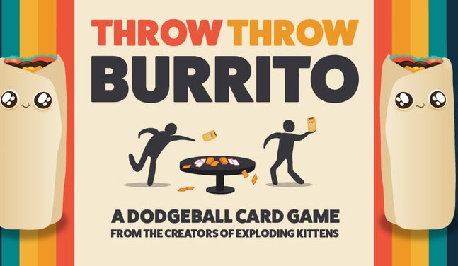 Throw Throw Burrito by Exploding Kittens Extreme Outdoor Edition A Dodgeb