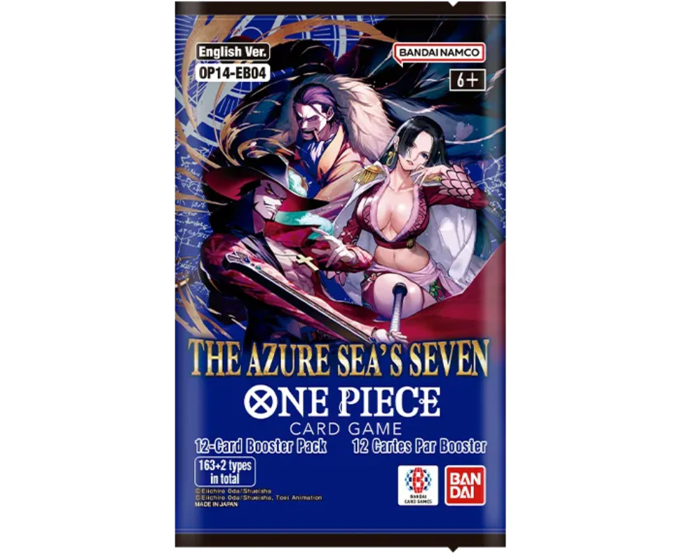 One Piece Card Game OP-14 - The Azure Sea's Seven Booster Pack One Piece Card Game OP-14 - The Azure Sea's Seven Booster Pack
