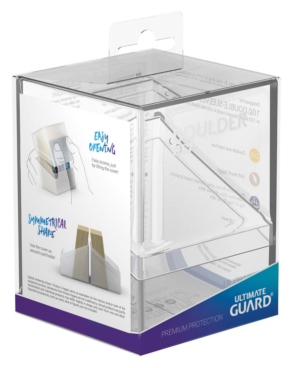 Ultimate Guard - Boulder 100+ Deck Box Case - Clear