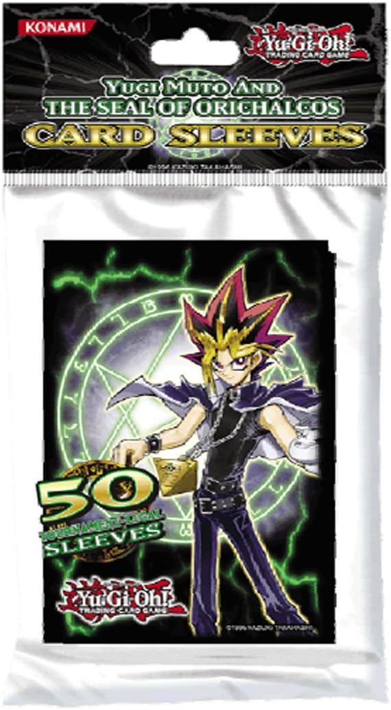 buy yugioh card sleeves Yu-Gi-Oh! Konami Card Sleeves (50ct): Yugi Muto and The Seal of Oricha –  Collector's Avenue