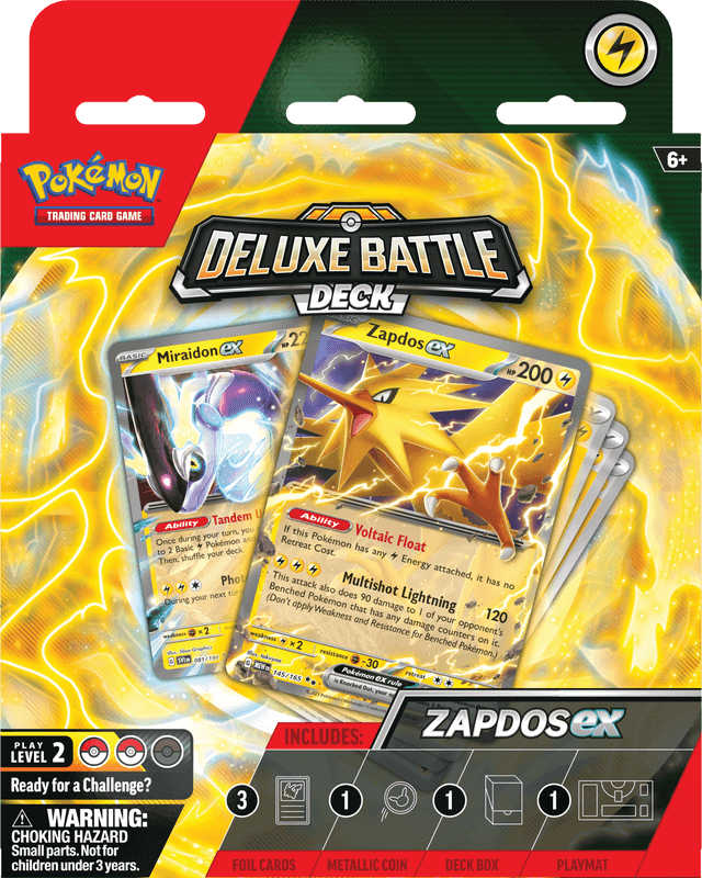 Pokemon - Deluxe Battle Deck - Zapdos ex Collector's Avenue Pokemon - Deluxe Battle Deck - Zapdos ex Collector's Avenue