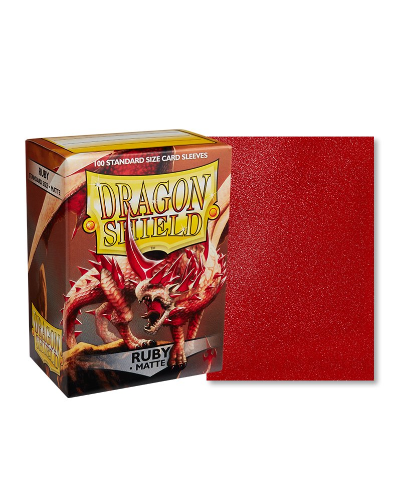 Ruby - Matte Sleeves - Standard Size - Dragon Shield