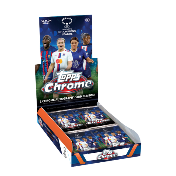 2022-23 Topps Chrome UEFA Women's Champions Soccer Hobby Box