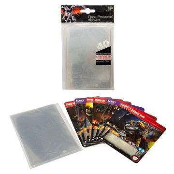 Ultra PRO Deck Protector Top Loading Oversized Sleeves Clear 40ct – Collector's Avenue