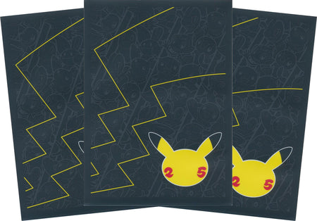 pokemon celebrations card sleeves Pokemon Celebration Lightning Tail 65ct Standard Sized Sleeves – Collector's Avenue