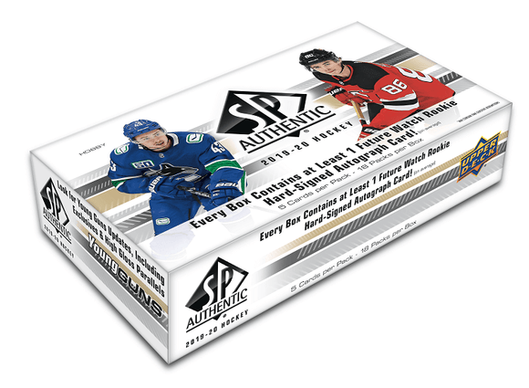 2019-20 Upper Deck SP Authentic Hockey Hobby Box - Collector's Avenue