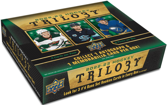 2022-23 Upper Deck Trilogy Hockey Hobby Box - Collector's Avenue
