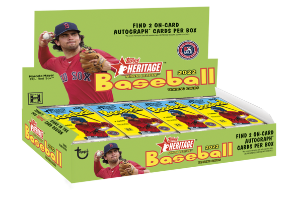 2022 Topps Heritage Minor League Baseball Hobby Box - Collector's Avenue