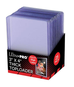 Ultra Pro 3" X 4" Action Packed 55PT Toploader (25 count) - Collector's Avenue