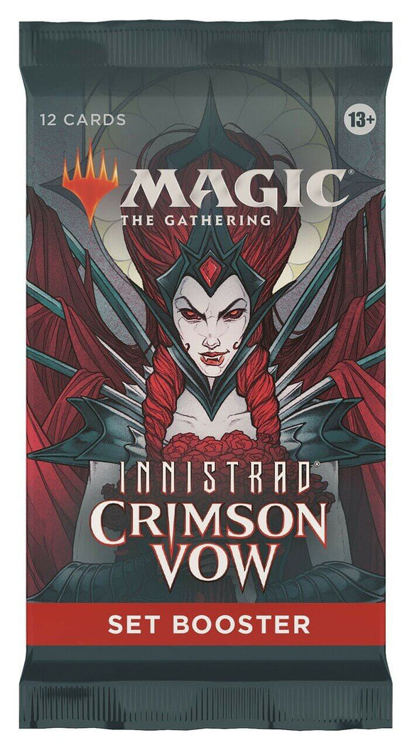 Mtg Magic The Gathering - Innistrad Crimson Vow Set Booster Pack - Collector's Avenue