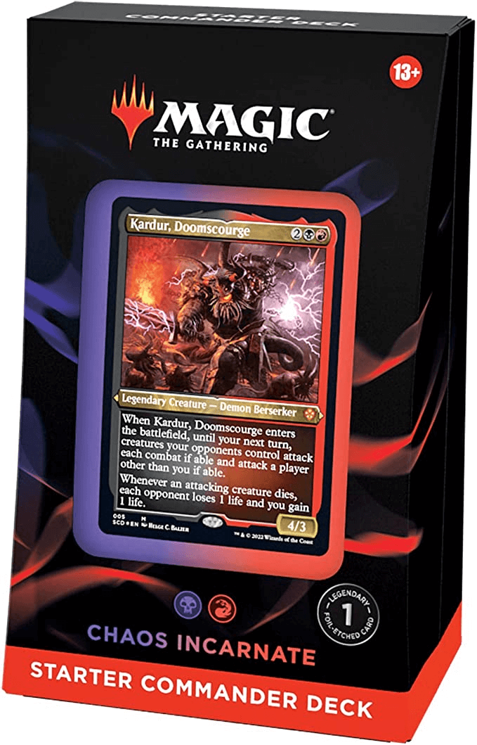 mtg red blue black commander deck Magic The Gathering Starter Deck:Call For Backup Black Friday Red deck of 100 Best 6 Commander Decks