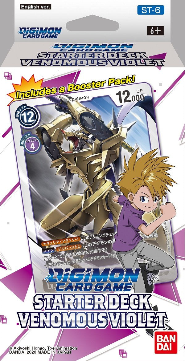 Digimon Card Game Venomous Violet Starter Deck – Collector's Avenue