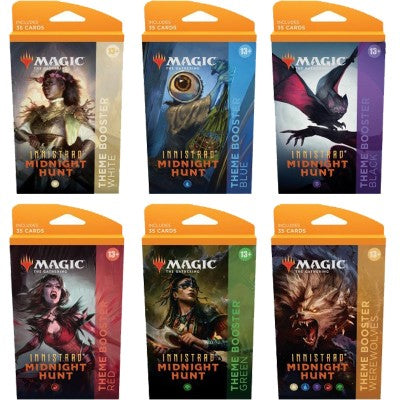 Mtg Magic The Gathering - Innistrad Midnight Hunt Theme Booster Pack (Set of 6) - Collector's Avenue