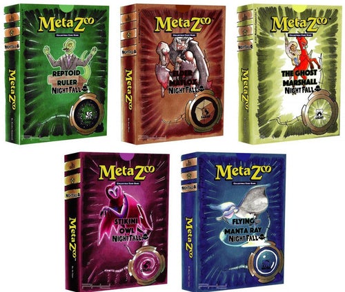 MetaZoo Nightfall 1st Edition Theme Deck (Set of 5) Collector's Avenue MetaZoo Nightfall 1st Edition Theme Deck (Set of 5) Collector's Avenue