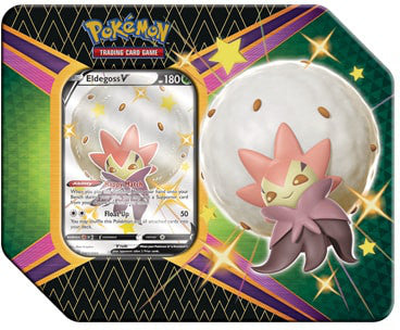 pokemon rumble cards pack Pokemon Shining Fates Eldegoss V Tin – Collector's Avenue