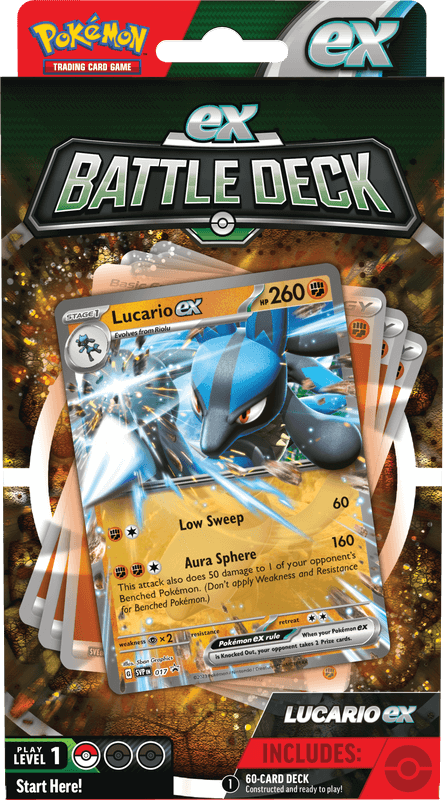 Pokemon Lucario ex Battle Deck – Collector's Avenue