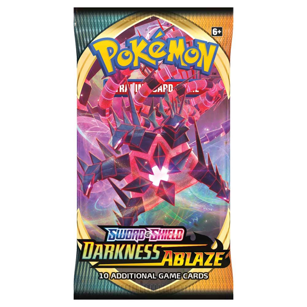 Darkness Ablaze Sword & Shield Booster Pack English 10 Cards Pokmon TCG: Darkness Ablaze Booster Pack (English) - 1 Pack, 10 Cards, Factory Sealed Sealed Booster Pack Darkness Ablaze Sword & Shield Booster Pack English 10 Cards Pokmon TCG: Darkness Ablaze Booster Pack (English) - 1 Pack, 10 Cards, Factory Sealed Sealed Booster Pack