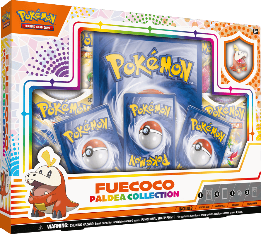 Cartas Pokémon Box Coleço Paldea Fuecoco KaBuM