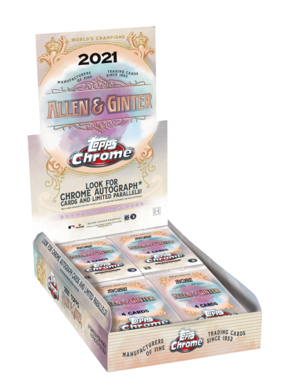 2021 Topps Allen & Ginter Chrome Baseball Hobby Box - Collector's Avenue