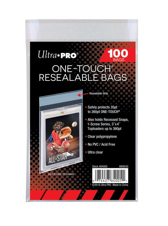 Ultra Pro - Resealable Team Bags 100ct - One-Touch - Collector's Avenue