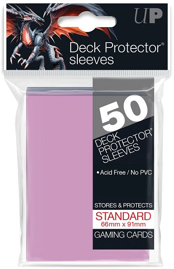 Ultra PRO 50ct Pink Standard Deck Protectors Collector's Avenue Ultra PRO 50ct Pink Standard Deck Protectors Collector's Avenue