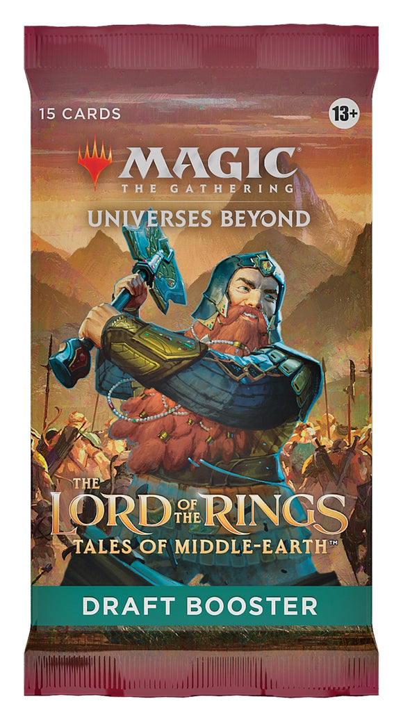 MTG Magic The Gathering Lord Of The Rings Tales Of The Middle-Earth Draft Booster Pack