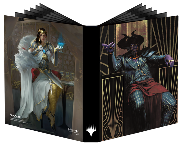 MTG Magic The Gathering Ultra Pro 9-Pocket Pro Binder - Streets of New Capenna featuring Ob Nixilis and Elspeth - Collector's Avenue