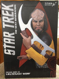 Star Trek Original Series Titan Masterpiece Collection 8" Maxi Bust - Michael Dorn as Lt. Commander Worf - Collector's Avenue