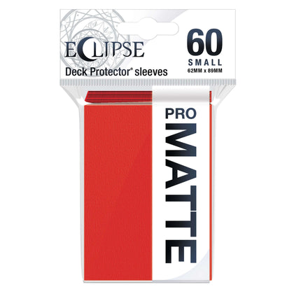 Ultra PRO Small Deck Protectors 60ct - Pro Matte Eclipse - Apple Red