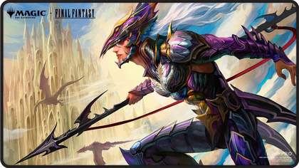 MTG Magic The Gathering Ultra Pro Playmat - Universes Beyond: Final Fantasy - Black Stitched Premium X
