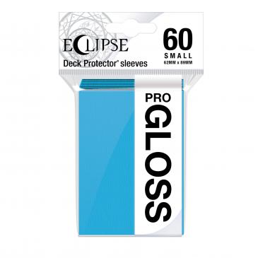 Ultra PRO Small Deck Protectors 60ct Pro Gloss Eclipse Sky Blue - Collector's Avenue