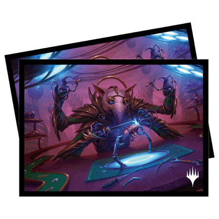 MTG Magic The Gathering Ultra Pro Deck Protector 100ct Sleeves - March of the Machine - E - Collector's Avenue