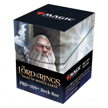 Magic The Gathering Ultra Pro 100+ Deck Box - LOTR Lord of the Rings: Tales of Middle-Earth - Gandalf - V2 - Collector's Avenue