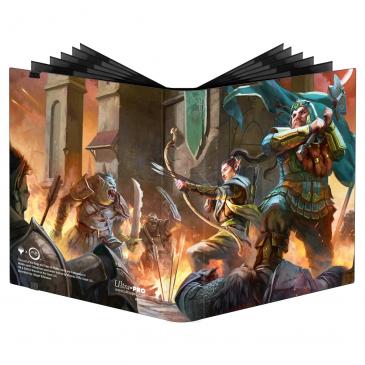 MTG Magic The Gathering LOTR Lord of the Rings: Tales of Middle-Earth 4-Pocket PRO-Binder - Legolas & Gimli - Collector's Avenue