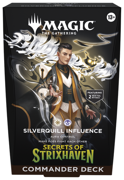 MTG Magic The Gathering - Secrets of Strixhaven - Commander Deck - Silverquill Influence