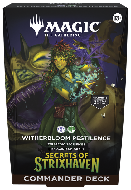 MTG Magic The Gathering - Secrets of Strixhaven - Commander Deck - Witherbloom Pestilence