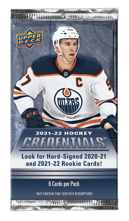 2021-22 Upper Deck Credentials Hockey Hobby Pack - Collector's Avenue