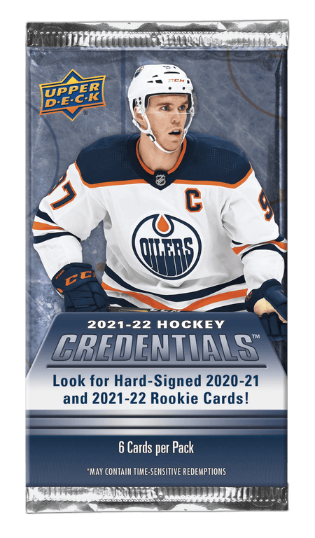 2021-22 Upper Deck Credentials Hockey Hobby Pack - Collector's Avenue