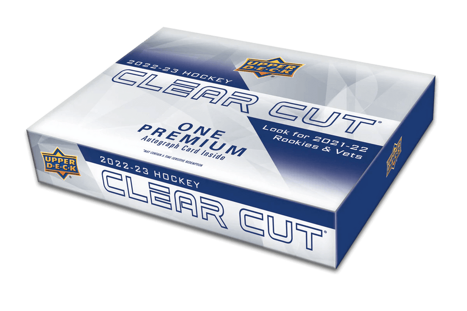 2021-22 & 2022-23 Upper Deck Clear Cut Combined Hockey Hobby Box - Collector's Avenue