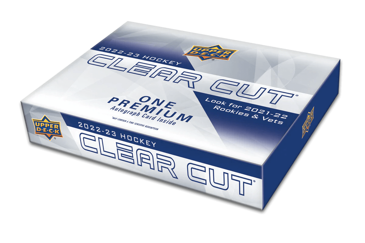 2021-22 & 2022-23 Upper Deck Clear Cut Combined Hockey Hobby Inner Case (15 Boxes) - Collector's Avenue